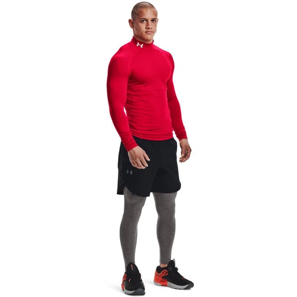 Under Armour Långärmad T-shirt Cg Armour Comp Mock Röd M / Regular Man