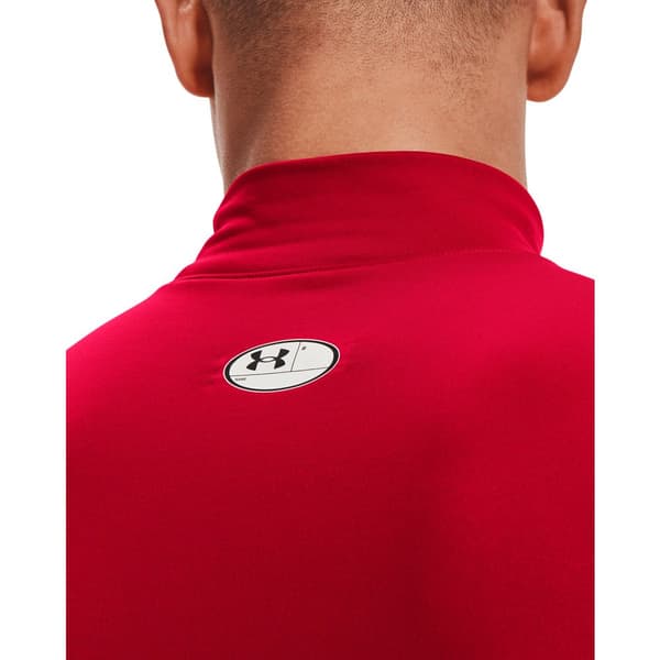 Under Armour Långärmad T-shirt Cg Armour Comp Mock Röd M / Regular Man