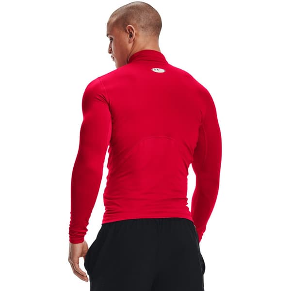 Under Armour Långärmad T-shirt Cg Armour Comp Mock Röd M / Regular Man