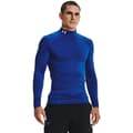 Miniatyrbillede 1 af 6: Under Armour Langærmet T-shirt Cg Armour Comp Mock Blå M / Regular Mand