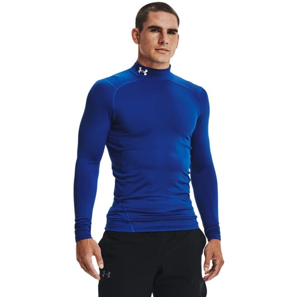 Under Armour Langærmet T-shirt Cg Armour Comp Mock Blå M / Regular Mand