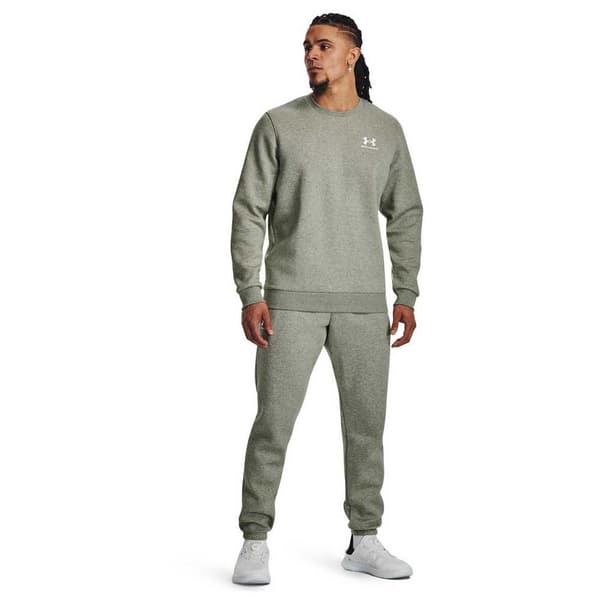 Under Armour Tröja Essential Fleece Crew Grönt S / Regular Man