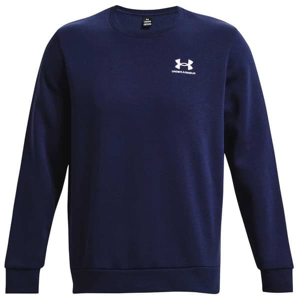 Under Armour Sweatshirt Essential Fleece Crew Blå L / Regular Mand
