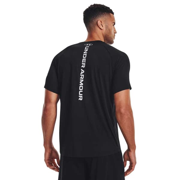 Under Armour Kortærmet T-shirt Tech Reflective Sort S / Regular Mand