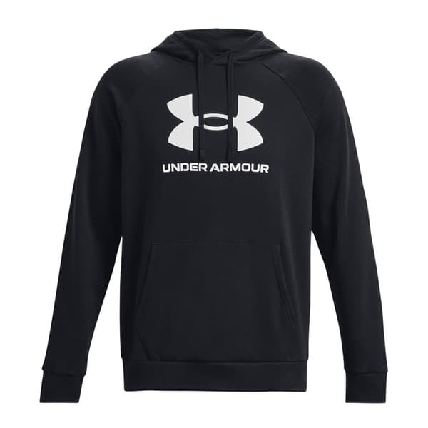 Under Armour Hættetrøje Rival Fleece Logo Sort M / Regular Mand