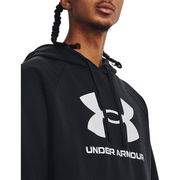 Under Armour Hættetrøje Rival Fleece Logo Sort M / Regular Mand
