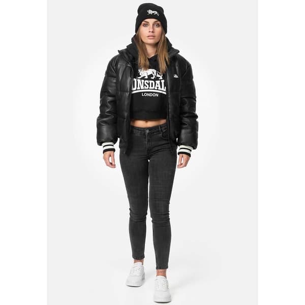 Lonsdale Jacka Hybreasal Svart M Kvinna
