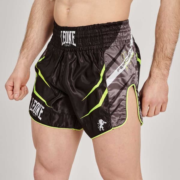 Leone1947 Thaibox Trunks Revo Fluo Svart M Man