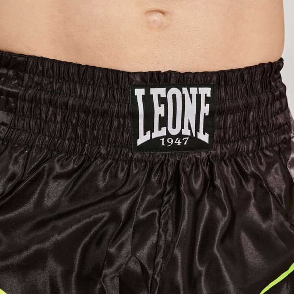 Leone1947 Thaibox Trunks Revo Fluo Svart M Man