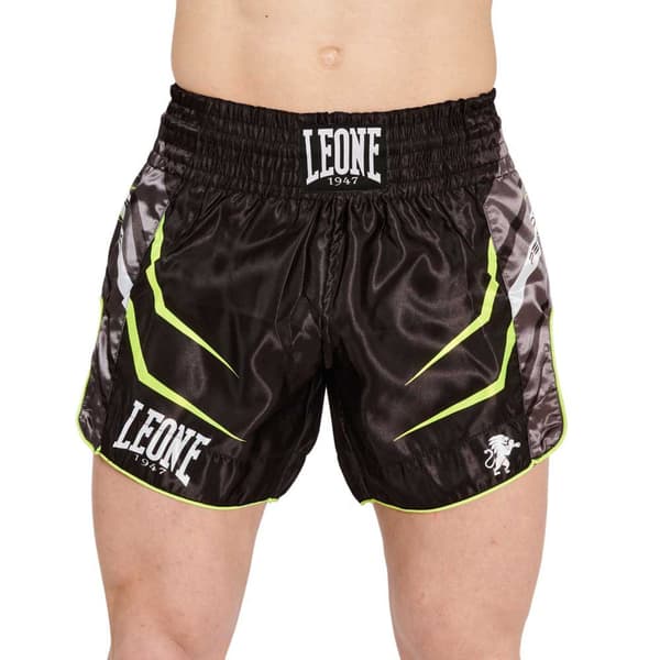 Leone1947 Thaibox Trunks Revo Fluo Svart M Man