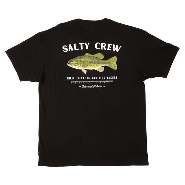 Salty Crew Kortærmet T-shirt Bigmouth Premium Sort L Mand