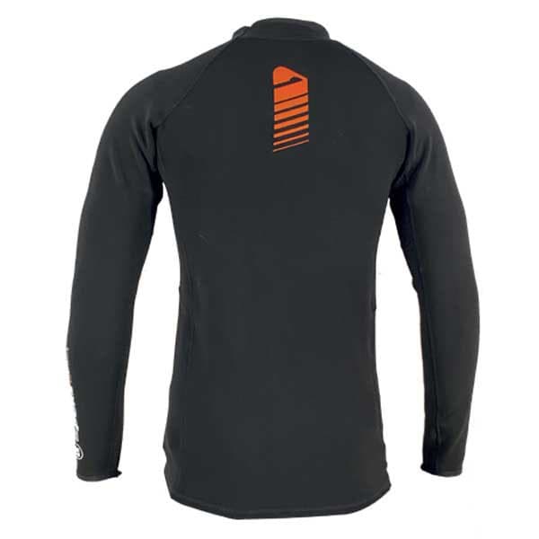 Apeks Langærmet T-shirt Thermiq Carbon Core Sort 2XL Mand