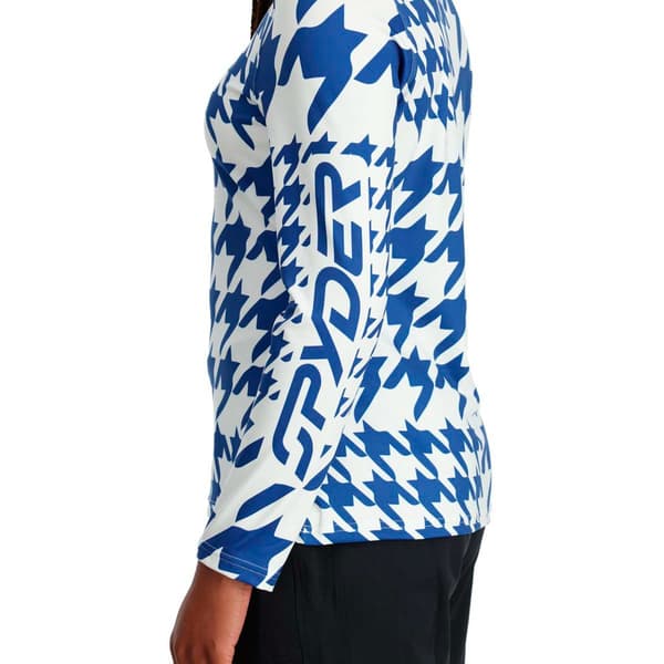 Spyder Halv Lynlå Sweatshirt Houndstooth Flerfarvet L Kvinde