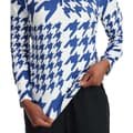 Miniatyrbillede 5 af 5: Spyder Halv Lynlå Sweatshirt Houndstooth Flerfarvet L Kvinde