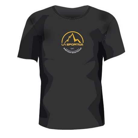 La Sportiva Kortærmet T-shirt Logo Sort L Mand