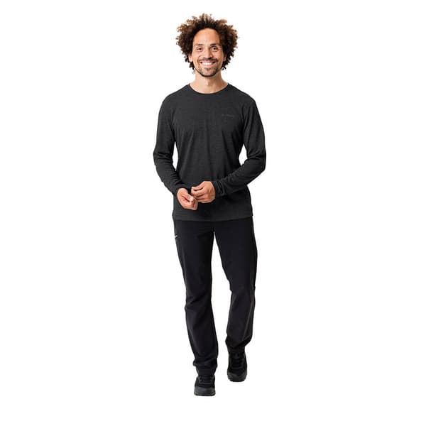 Vaude Långärmad T-shirt Essential Svart L Man