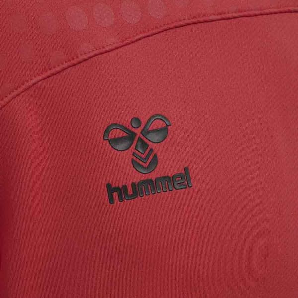 Hummel Hættetrøje Lead Poly Rød M Mand