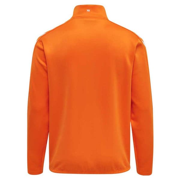 Hummel Halv Lynlå Sweatshirt Core Xk Poly Orange M Mand