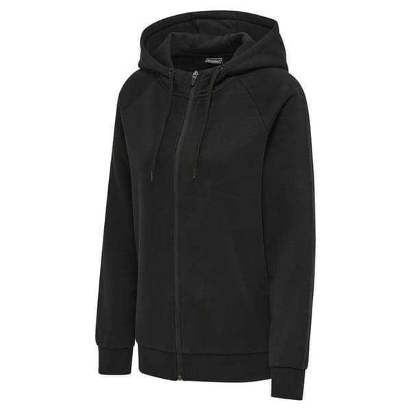 Hummel Sweatshirt Med Fuld Lynlås Red Classic Sort S Kvinde