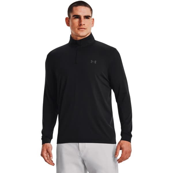 Under Armour Halv Lynlå Sweatshirt Playoff Sort XL Mand