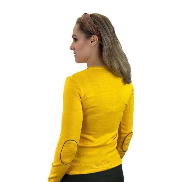 Pasion Morena V-aukkoinen Pusero Basic 0405942 Keltainen S