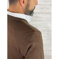 Miniatyrbillede 5 af 7: Pasion Morena V-hals Sweater Basic Contrast Tweed Brun M