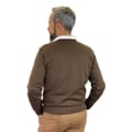 Miniatyrbillede 2 af 7: Pasion Morena V-hals Sweater Basic Contrast Tweed Brun M