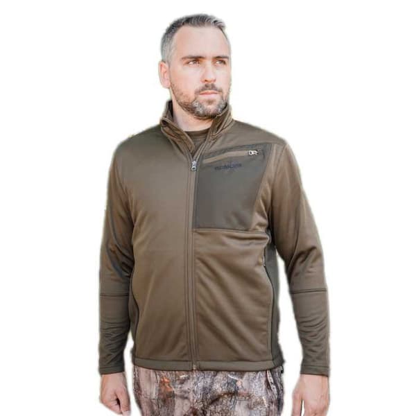 Somlys Sweatshirt Med Full Dragkedja 424 Brun 3XL