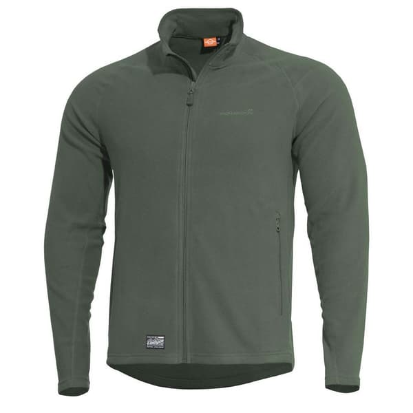 Pentagon Sweatshirt Med Fuld Lynlås Arkos Grøn XS