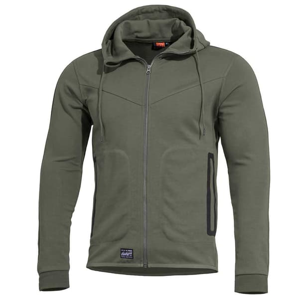Pentagon Sweatshirt Med Fuld Lynlås Pentathlon 2.0 Grøn XS