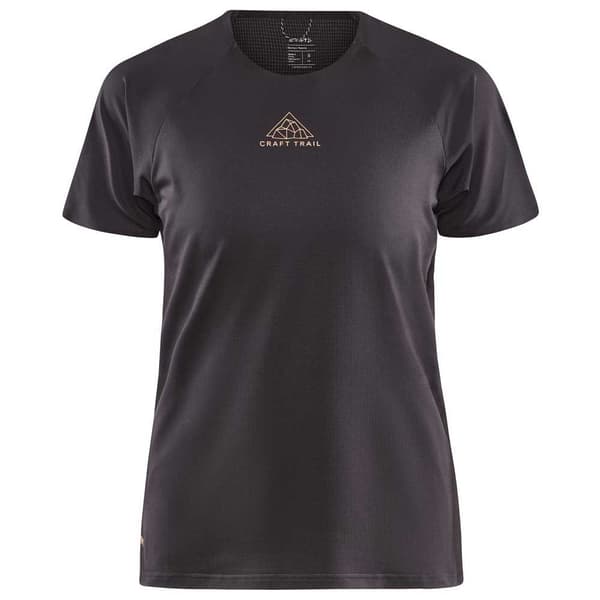 Craft Kortärmad T-shirt Pro Trail Svart S Kvinna