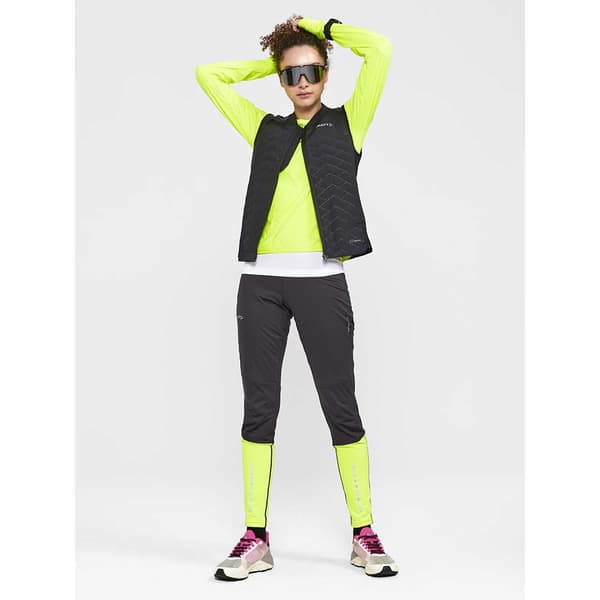 Craft Langærmet T-shirt Pro Hypervent Wind Gul M Kvinde