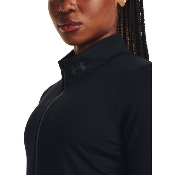 Under Armour Puolivetoketjullinen T-paita Qualifier Run Musta XL Nainen