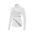 Miniatyrbillede 1 af 2: Erima Langærmet T-shirt Med Halv Lynlås Racing Hvid 44 Kvinde