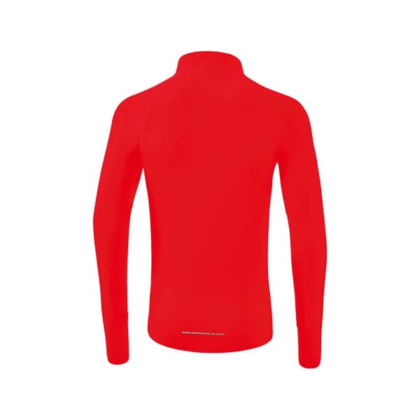 Erima Langærmet T-shirt Med Halv Lynlås Racing Rød XL Mand