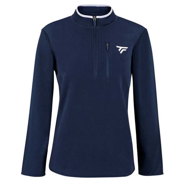 Tecnifibre Tröja Med Halv Dragkedja Polar Blå S Kvinna