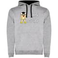Miniatyrbild 1 av 4: Kruskis Luvtröja Born To Swim Two-colour Grå 2XL Man