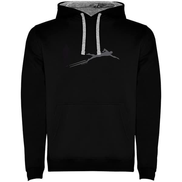 Kruskis Hættetrøje Shadow Swim Two-colour Sort M Mand