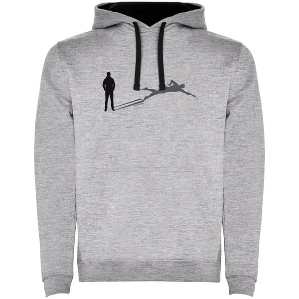 Kruskis Luvtröja Shadow Swim Two-colour Grå 3XL Man