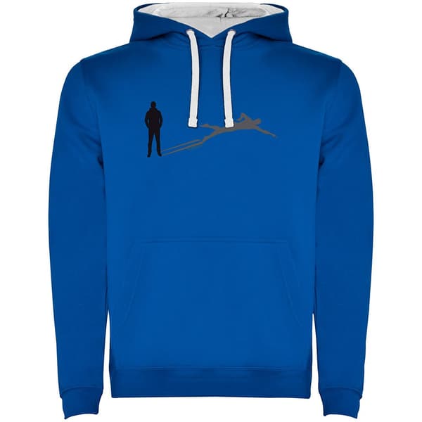 Kruskis Luvtröja Shadow Swim Two-colour Blå 3XL Man