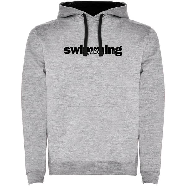 Kruskis Luvtröja Word Swimming Two-colour Grå XL Man