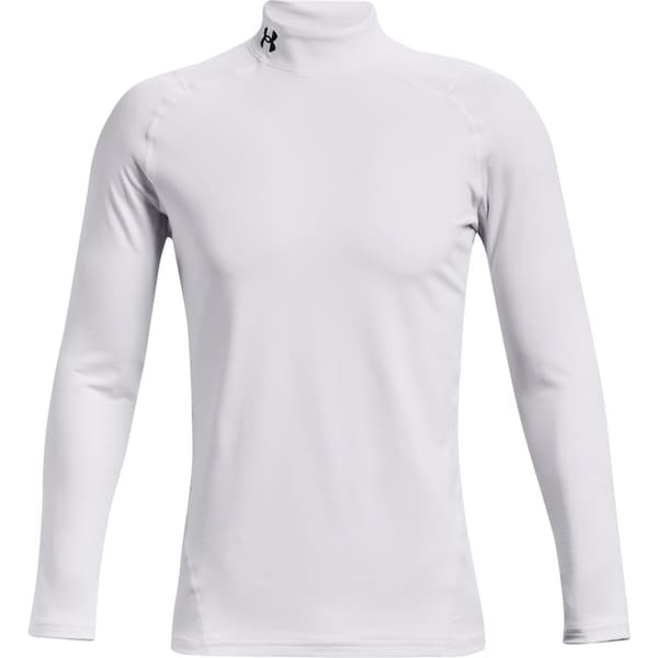 Under Armour Figursydd Höghalsad Undertröja Coldgear® Vit M Man