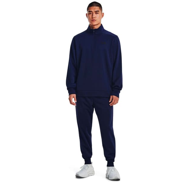 Under Armour Halv Lynlå Sweatshirt Armour Fleece Blå S / Regular Mand