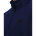 Miniatyrbillede 4 af 4: Under Armour Halv Lynlå Sweatshirt Armour Fleece Blå S / Regular Mand
