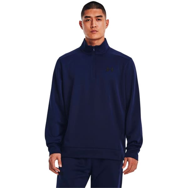 Under Armour Halv Lynlå Sweatshirt Armour Fleece Blå S / Regular Mand