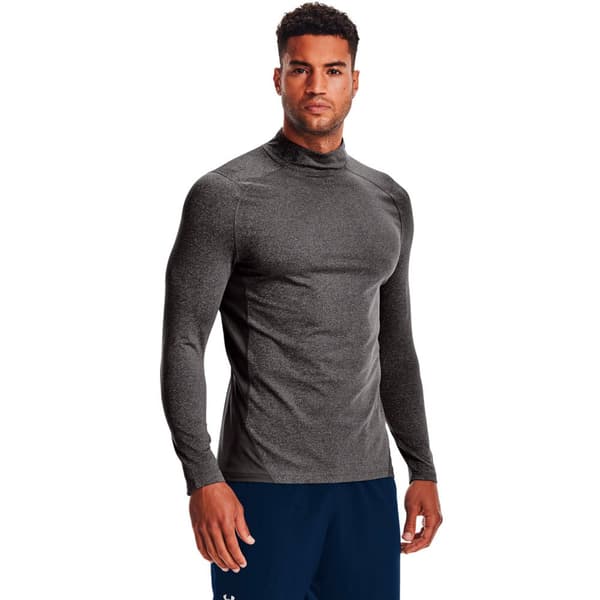Under Armour Langærmet T-shirt Coldgear Armour Fitted Mock Grå 2XL / Regular Mand