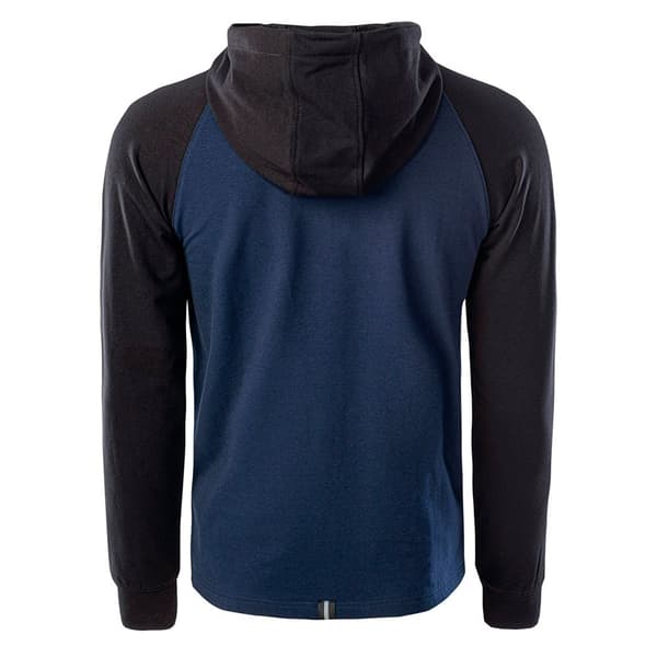Iq Sweatshirt Med Fuld Lynlås Silve Blå S Mand