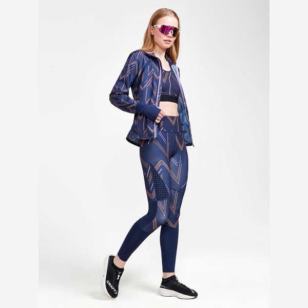 Craft Leggings Pro Hit Blocked Blå S Kvinde