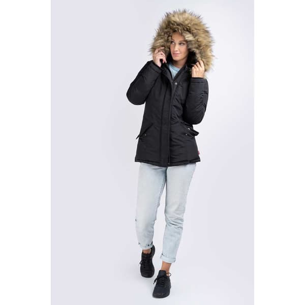 Lonsdale Jacka Kimmeridge Svart S Kvinna