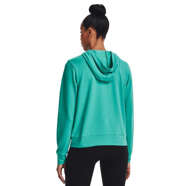 Under Armour Sweatshirt Med Fuld Lynlås Rival Terry Blå L Kvinde